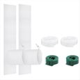 Kit de 2 Joints de Fenêtre pour Climatiseur Portable, Kit de Ventilation Réglable avec Cordon de Serrage