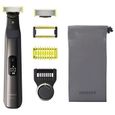 PHILIPS - Rasoir tondeuse barbe - OneBlade Pro - autonomie 90 mn -batterie LI-ION - noir - QP6551.15-0