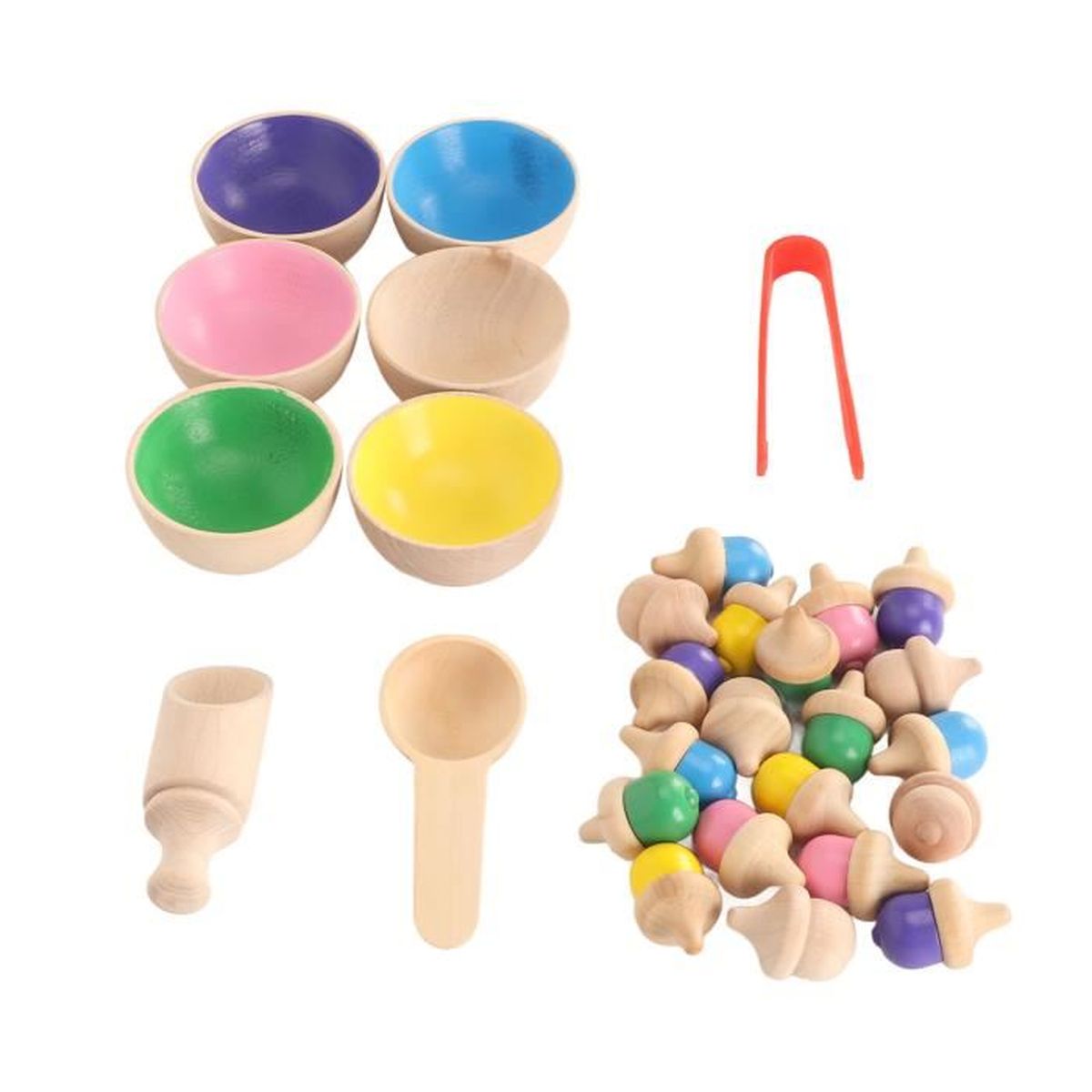Jouet Sensoriel De Tri Des Couleurs – Pétales En PVC Souple, 15,5 Cm, Apaisant, éducatif, Pour Autistes, TDAH, Cadeau 3-5 Ans