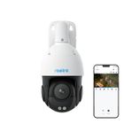 Reolink Caméra de Surveillance 4K 8MP PoE,Zoom Optique 5X,Pan 360°& Tilt 90°,Suivi Auto,Vision Noc Couleur,Détection Intelligente