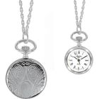 BRAND Jouailla - Montre pendentif palladium pour femme