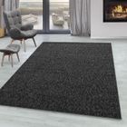 SIMPEX Tapis à poil ras Gabbeh optique robuste chambre moquette Bureau à domicilev Noir 200 x 290 cm