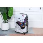 CELIMS FRANCE Valise Grande Taille 75cm en Polycarbonate Incassable | Valise CELIMS | Ultra-Résistant | Cadenas TSA | 8 Roulettes 360 | Blanc