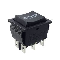 Interrupteur - Non spécifié - Bouton-poussoir ON/OFF/ON - 6 broches - 16 A - 250 V ~