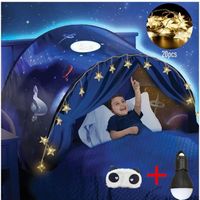 Dream Tents - Tente de Lit Enfants Tente Playhouse de Tente Apparaitre Intérieure Enfant Jouer Tentes Cadeaux de Noël pour Enfants