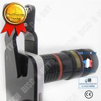 TD® Objectif pour smartphone 8X / 12X optique zoom télescope caméra objectif clip télescope de téléphone portable