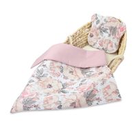 Couverture bébé coton 75x60 cm avec oreiller - TOTSY BABY - Rose - Unisexe