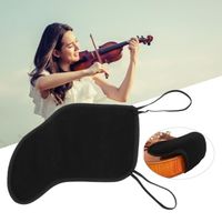 4 / 4-4 / 3 violon menton épaulière noir flanelle pad protecteur accessoires d'instruments de musique-QIW