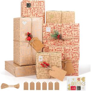 Rouleau Papier Cadeau Vintage 250m - Largeur 35cm - Qualité Française Années 90