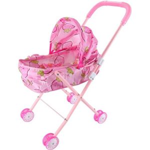 POUPÉE Poussette Buggy Pliable en Métal pour Poupées - Ca