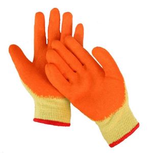 GANT DE CHANTIER Taille M - Orange - Gants de sécurité gris d'hiver pour le travail et la Construction, pour le soudage CE