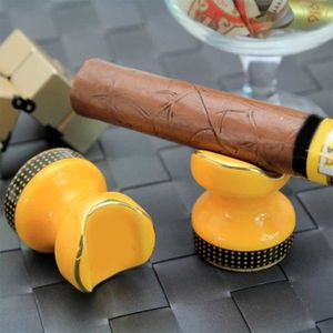 ETUI À CIGARE Cikonielf Support Cigare en Céramique Portatif pour Salon Bureau Chambre, Accessoires pour Fumeurs