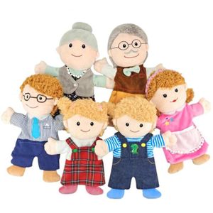 Jouet marionnette à Main - Spectacle marionnettes pour la Famille -  Interaction Parent-Enfant marionnettes Faites à la Main Membres la Famille