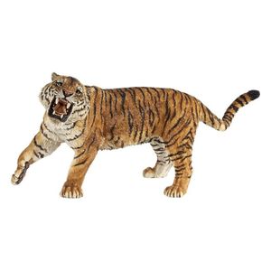 FIGURINE - PERSONNAGE Figurine Tigre Rugissant - PAPO - Animaux - Peinte