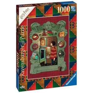 PUZZLE Puzzle 1000 p - Harry Potter chez la famille Weasley - Ravensburger - Cinéma et publicité - Mixte