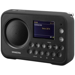 RADIO CD CASSETTE Sangean DPR-76BT Radio de poche DAB+, FM AUX, Blue