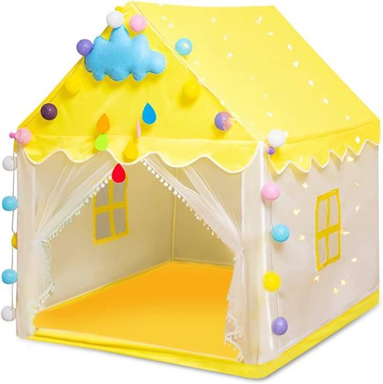 Tente Enfant 2 Places Finn Le Requin – Bleu/orange/gris, Neuve