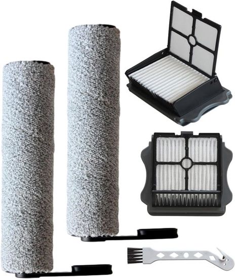 Kit De Rechange Pour Aspirateur Tineco IFloor Y2 - 4 Brosses & Filtres Lavables Pour Nettoyage Humide/sec - 9