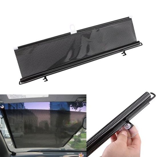 Lot De 2 Rideaux Pare-soleil Pour Voiture 50s - Gris, 51x38cm - Occultant, Protection UV - Installation Facile Pour SUV
