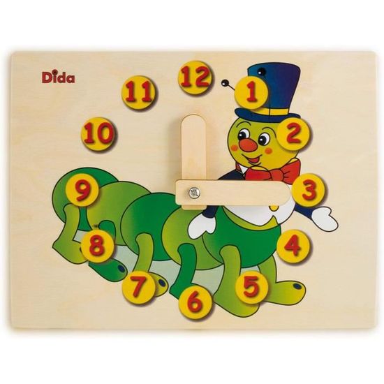 Horloge Éducative En Bois Avec Calendrier Die Maus - Apprendre L'Heure Et Les Saisons Dès 3 Ans