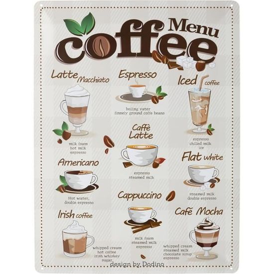 Doodlream Panneau De Décoration Murale En Métal Vintage