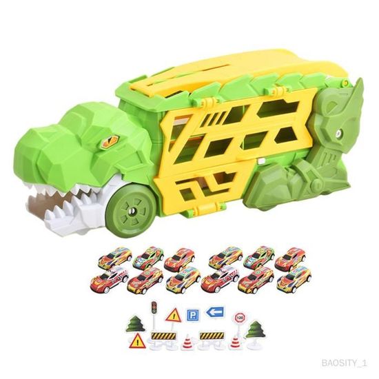 VTech Combo T-Rex – Jouet 2-en-1 Dinosaure & Voiture De Course, +40 Sons & Lumières LED, Pour Enfants 3-8 Ans