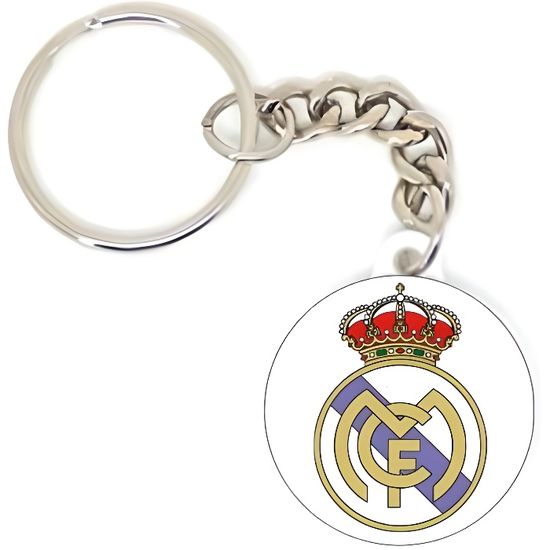 Porte Cle Badge Logo Real De Madrid Espagne Football Embleme Collection Cdiscount Bagagerie Maroquinerie