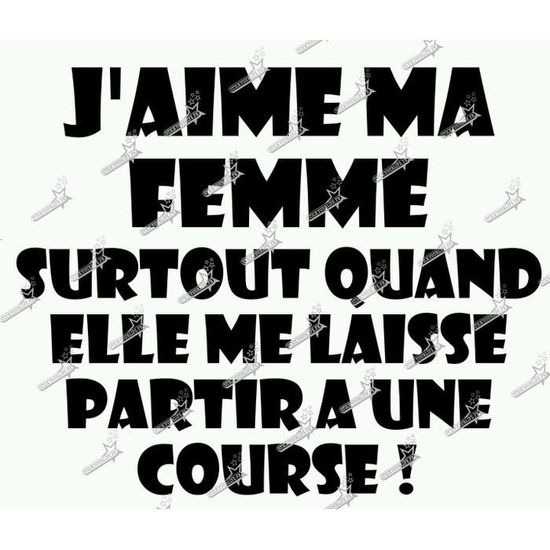 J Aime Femme Course Citation Sticker Autocollant Tuning Deco