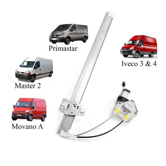 Clip De Réparation Levage Vitre Avant Droit Pour Renault Traffic / Nissan Primastar - Neuf