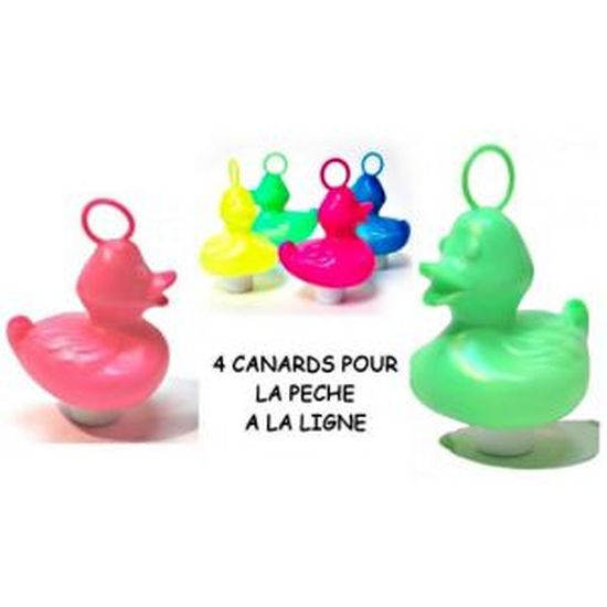 LOT 4 CANARDS POUR PECHE A LA LIGNE 15 CM KERME… Cdiscount Jeux Jouets