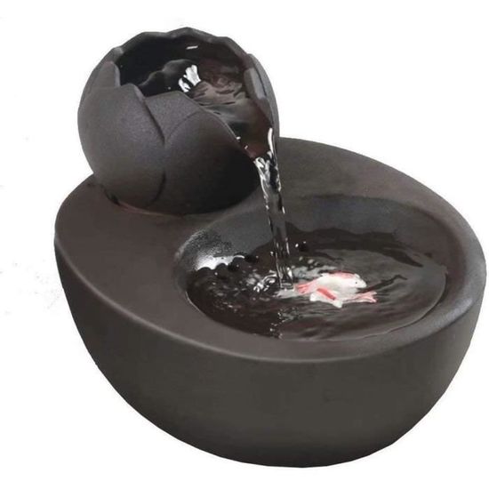 Intelligent Cat Fontaine à eau en céramique pour animaux domestiques et chats Distributeur d