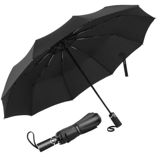 Newdora Parapluie de poche parapluie Windproof sturmfest sur-à automatique 210 T 
