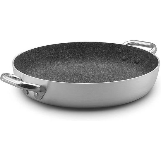 Pentole Agnelli Lot De 10 Couvercles En Aluminium 32 Cm - Épais 2 Mm - Argenté