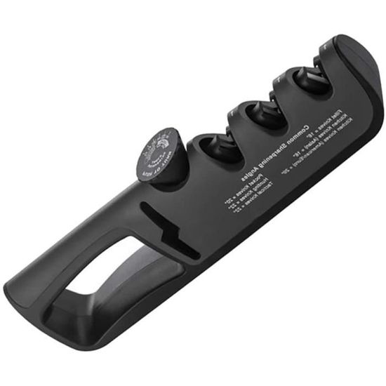 Aiguiseur De Couteaux Manuel 4 En 1 – 6 Angles Réglables (14° à 24°), Base Antidérapante, Pour Couteaux De Cuisine Et Outils - 1