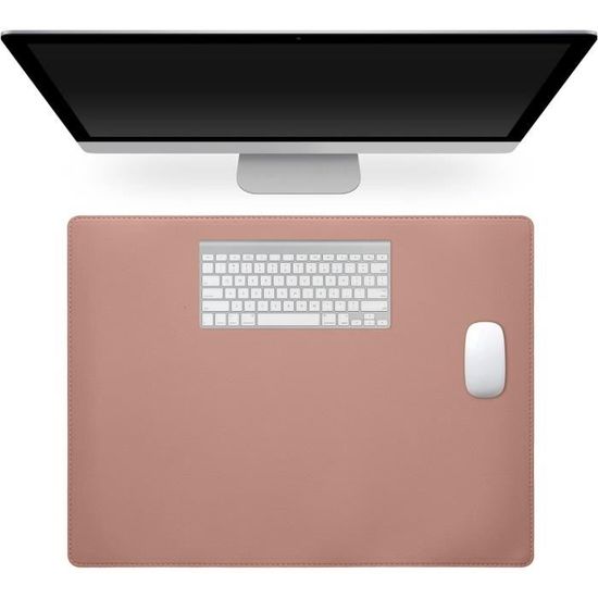 Sous Mains 40 X 30 Cm Tapis De Bureau En Similicuir Et Cuir Suédé Tapis