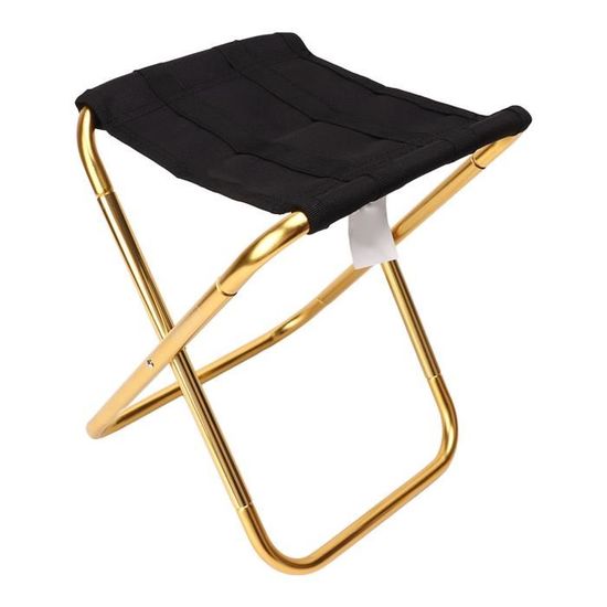Chaise Pliante Portable De Camping/pique-nique, Coussin Inclus, 40x40x41cm, 500g - Neuf