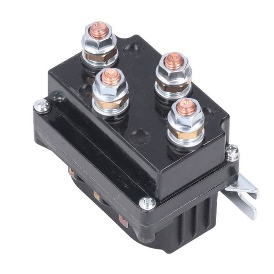 Relais Solénoïde 12V 500A Pour Treuil - Compatible 4x4, ATV Et équipements Motorisés - Version étanche
