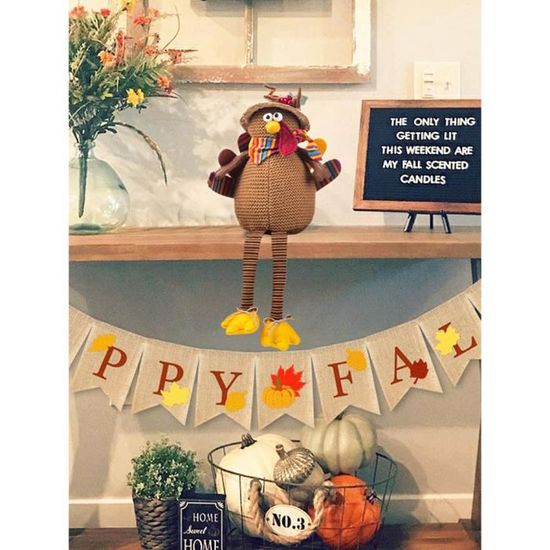 Stickers Fenetre Automne - 101 Pièces - PVC Imperméable - Réutilisables - Décoration Multicolore - Maison