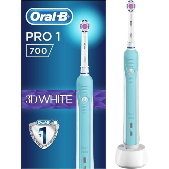 Brosse à Dents électrique Oral-B Pro 1 - Neuve, Choix De Couleurs (bleu, Noir, Rose)