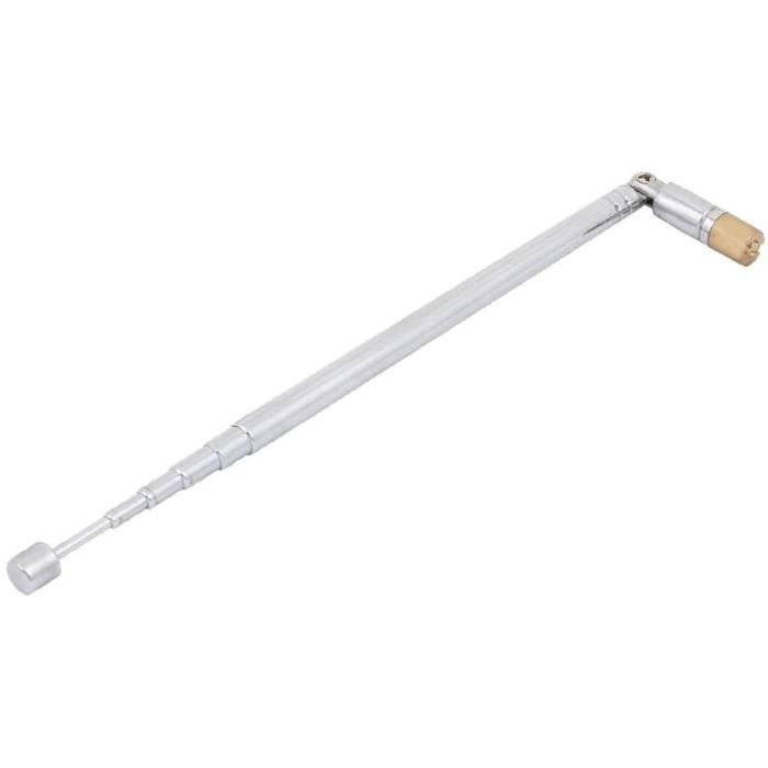 Antenne Télescopique 6 Sections - Radio FM, Télécommande - Récepteur Signal - Neuve