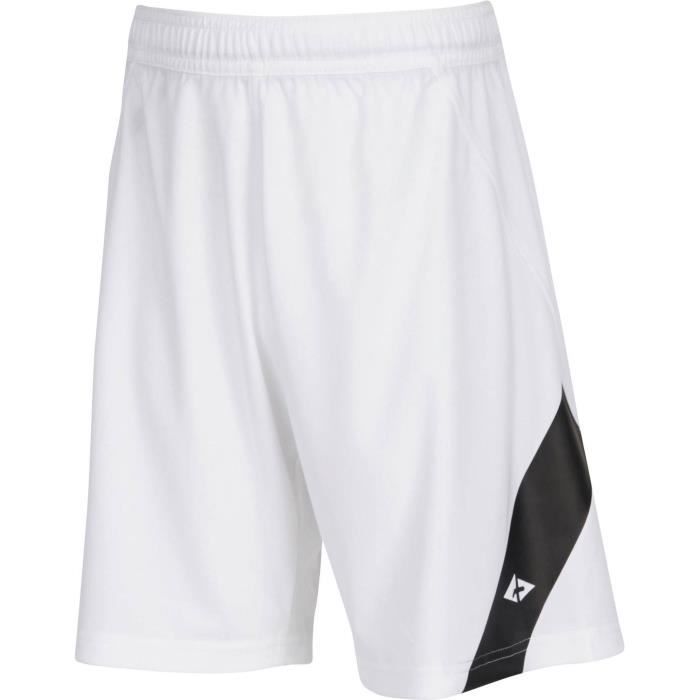 ATHLI-TECH Short de football Dyfoot - Enfant garçon - Blanc