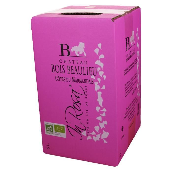 Bag-in-Box 5L Château Bois Beaulieu Rosé AOC Côtes du Marmandais - Vin Rosé