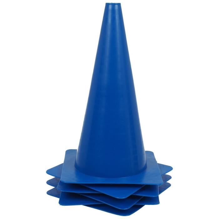Cone 6 cÔnes souples 35cm bleu - Csy plastique UNI Bleu Moyen