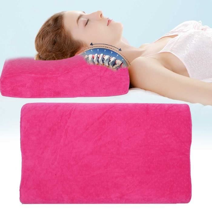 Atyhao oreiller de soins du cou Oreiller de sommeil pour soins de la colonne cervicale Oreiller en mousse à mémoire de forme à