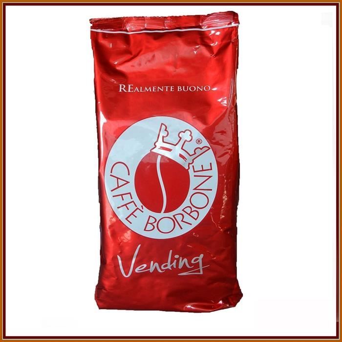 Caffè Borbone - Grains de café rouge mélange Paquet de 1 kg