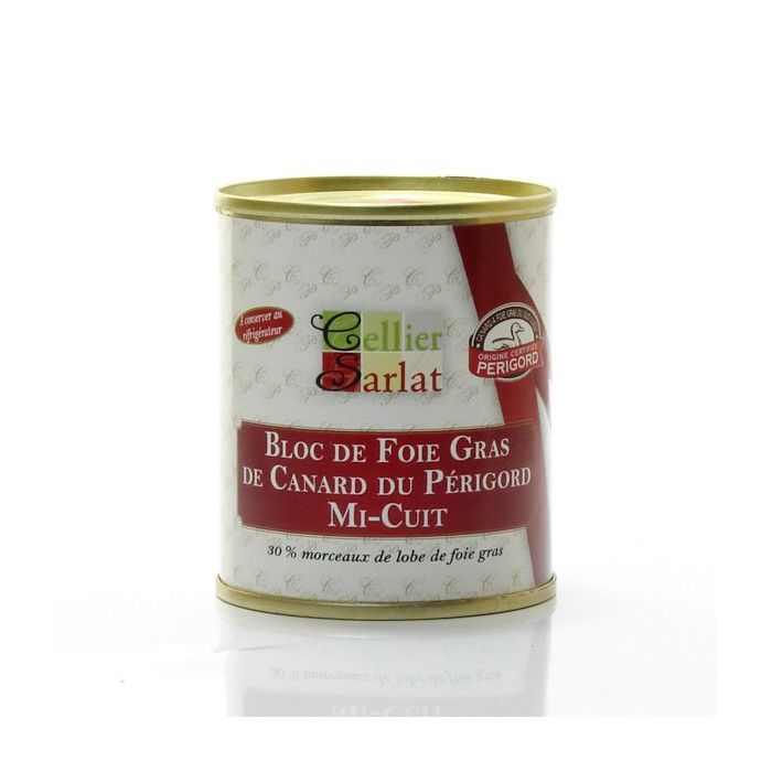 Bloc de Foie Gras de Canard mi-cuit IGP Périgor…
