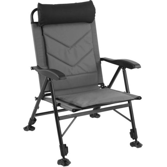 ESTINK Chaise pliante de pêche Chaise de pêche amovible, fauteuil de camping pliant, assis réglable, camping en plein air