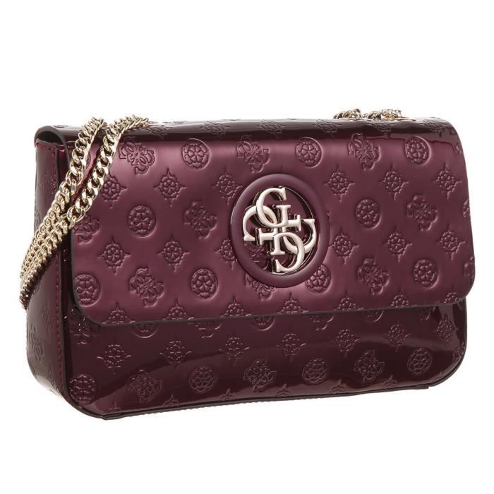 GUESS - sac a main femme merlot