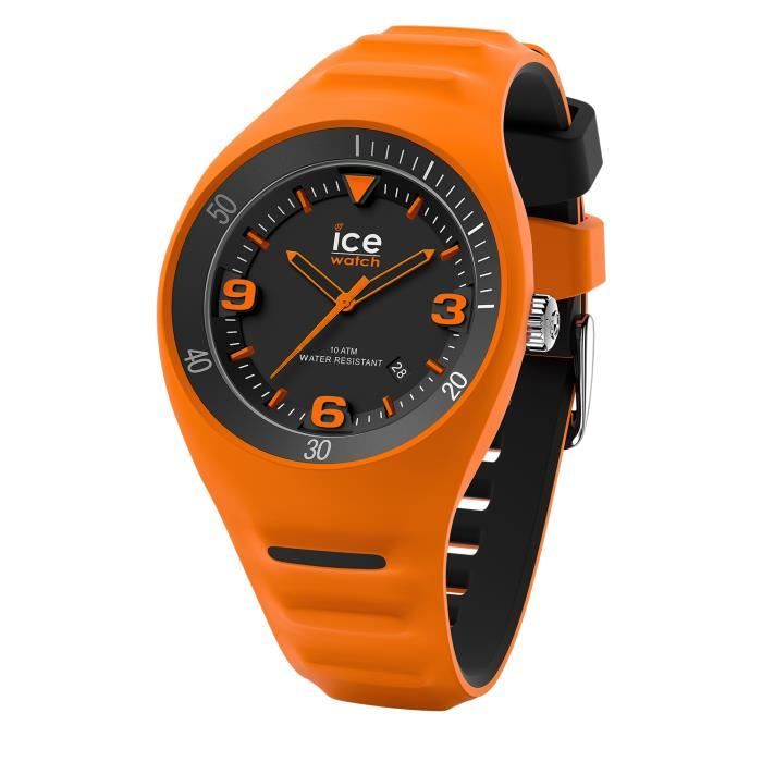 Ice-Watch - P. Leclercq Neon orange - Montre orange pour homme avec bracelet en silicone - 017601 (Medium)