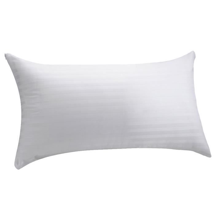 Pikolin Home - Taie d'oreiller coutil 100 % coton avec taie lavable - 50x30cm